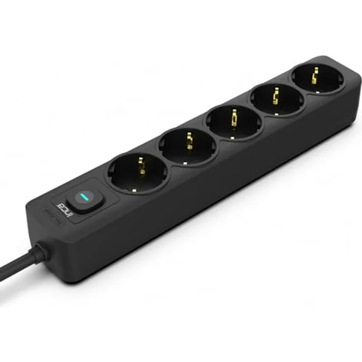 INCA IPW-44SY 5fach, LED Anzeige Kinderschutzfunktion Schwarz 1,5m Steckdosenleiste – Bild 7