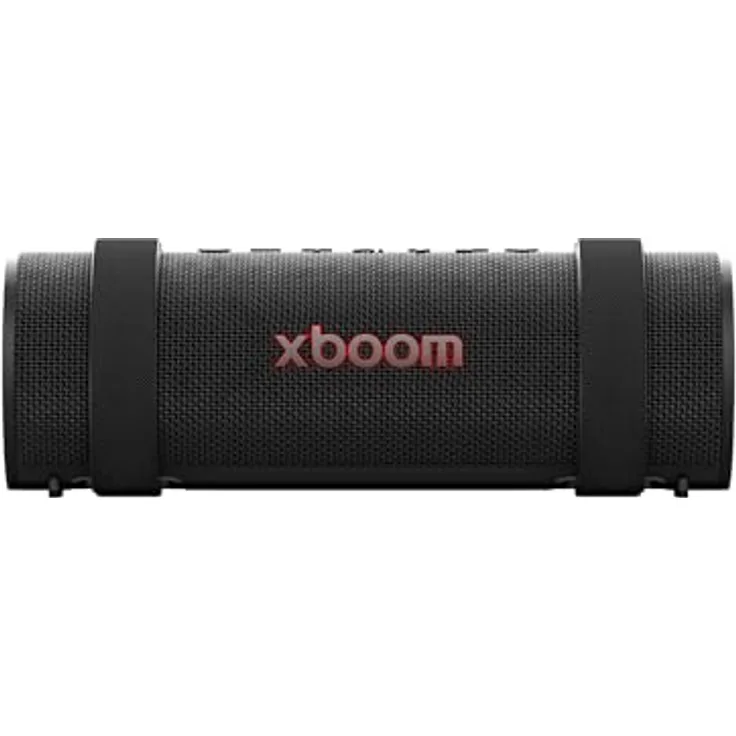 LG xboom Grab by will.i.am, tragbarer Bluetooth-Lautsprecher mit Signature Sound, IP67, bis zu 20 Std. Akkulaufzeit, Schwarz [Modelljahr: 2025]