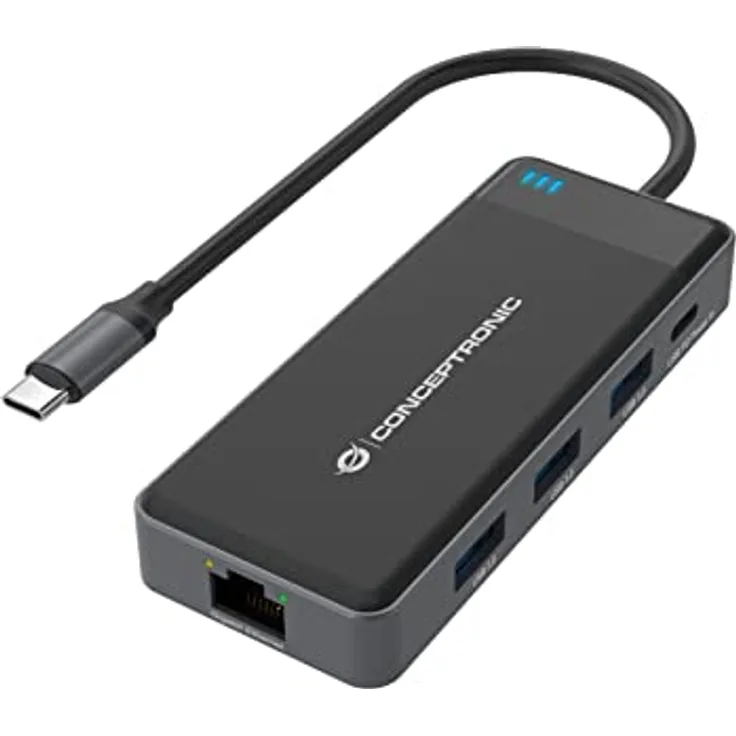 Conceptronic DONN14G 7-in-1 USB 3.2 Gen 1 Dockingstation
