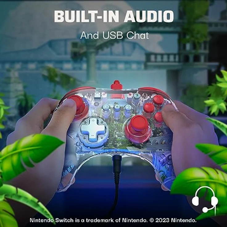 PDP REALMz Wired LED Light-up Pro Controller: Knuckles For Nintendo Switch & Nintendo Switch - OLED Model – Bild 3