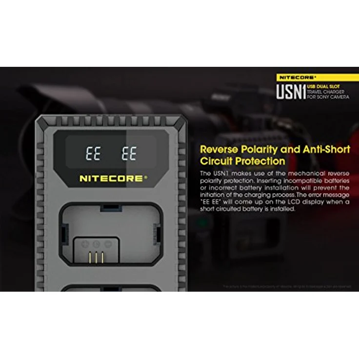 Nitecore USN1 - USB-Ladegerät für Sony Kamera Akkus – Bild 7