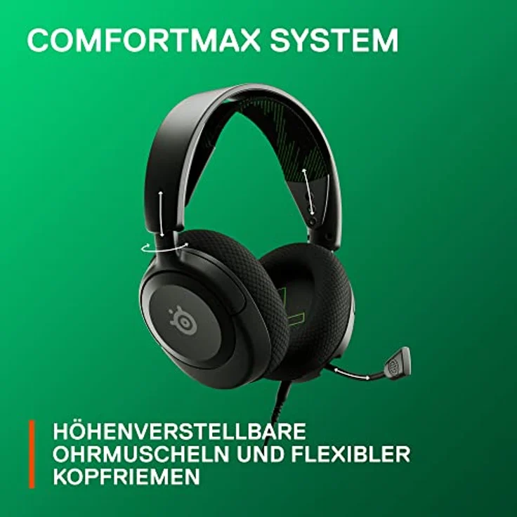 SteelSeries Arctis Nova 1X - Multi-System Gaming-Headset - Hi-Fi-Treiber - 360° Surround-Sound - Memory Foam-Ohrpolster  – Bild 6