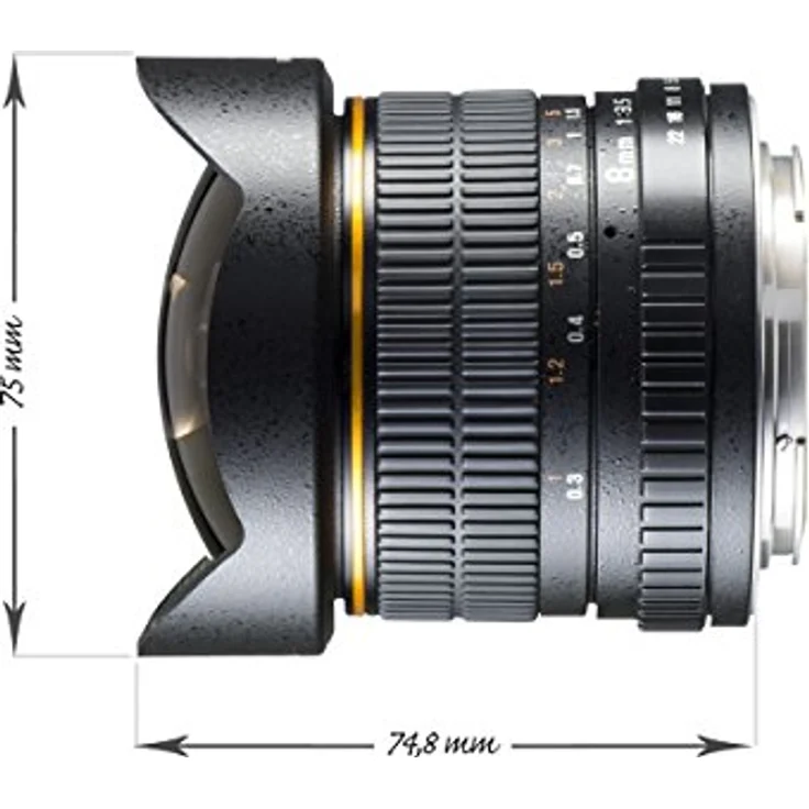 Walimex pro 8-3,5 Fisheye I APS-C Canon EF-S – Bild 6