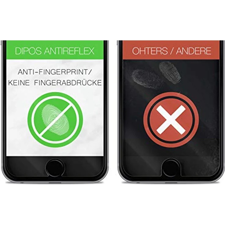 Sony NW-ZX300 (MP3-Player) Schutzfolie - 2x dipos Displayschutzfolie Folie matt – Bild 5