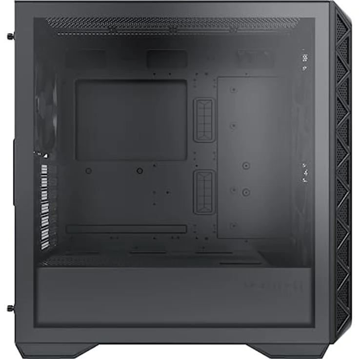 Montech AIR 903 Base, E-ATX Mid Tower-Gehäuse, hoher Luftstrom mit maximaler Kapazität, 3 x 140-mm-PWM-Lüfter vorinstalliert, Seitenteil aus gehärtetem Glas, Mesh-Front, Typ-C, unterstützt – Bild 2