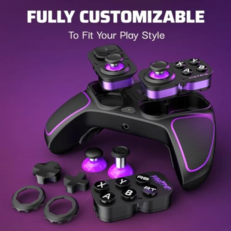 PDP Victrix Pro BFG drahtlos Controller: Black For Xbox Series X|S, Xbox One, and Windows 10/11 PC – Bild 2