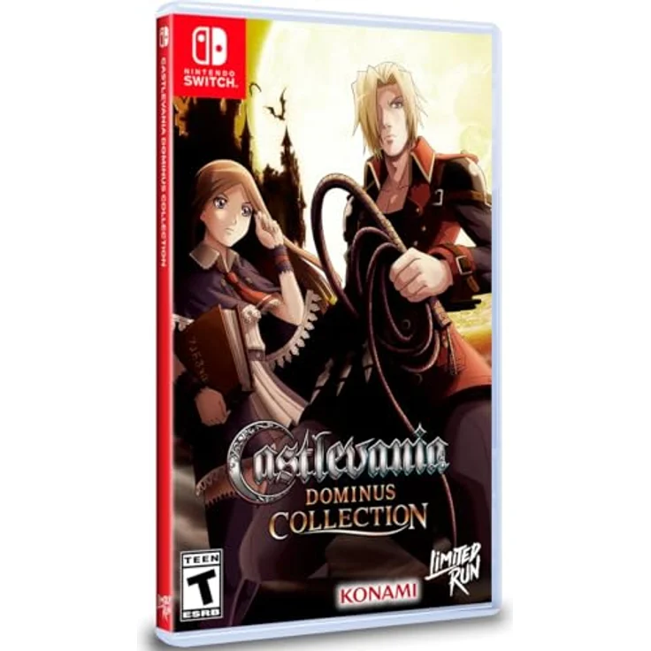 Limited Run Castlevania: Dominus Collection - Portrait of Ruin Cover (Switch), inklusive Dawn of Sorrow, Portrait of Ruin, Order of Ecclesia und Haunted Castle, 2D Grafik und einzigartige Heldenfähigkeiten – Bild 1