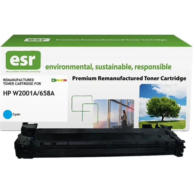 ESR Toner Cartridge kompatibel mit HP W2001A, remanufactured, schwarz, 6.000 Seiten