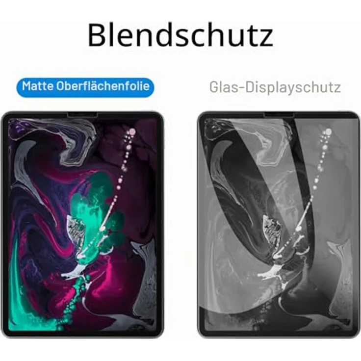 JETech Paper Schutzfolie für iPad Pro 11" & iPad Air 5/4, matte PET, blasenfrei, kratzfest, 1 Stück – Bild 5