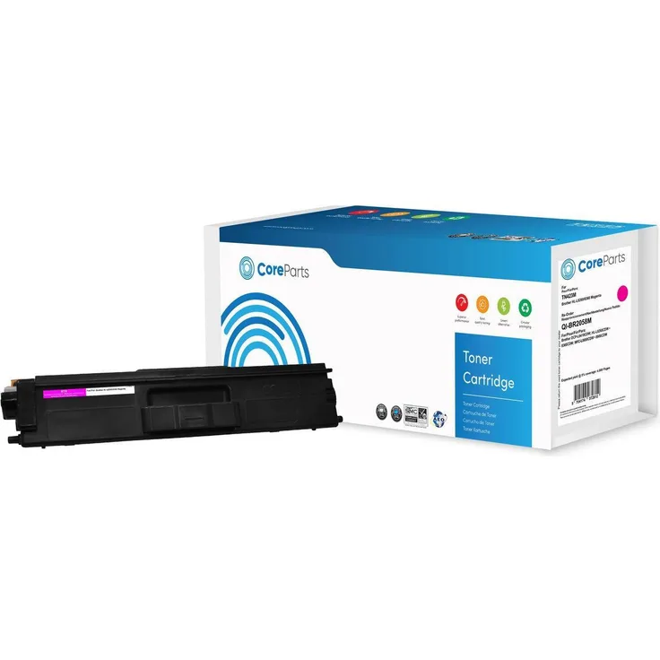 CoreParts Toner TN423M-NTR, Magenta, langlebig und leistungsstark für Drucker und Kopierer