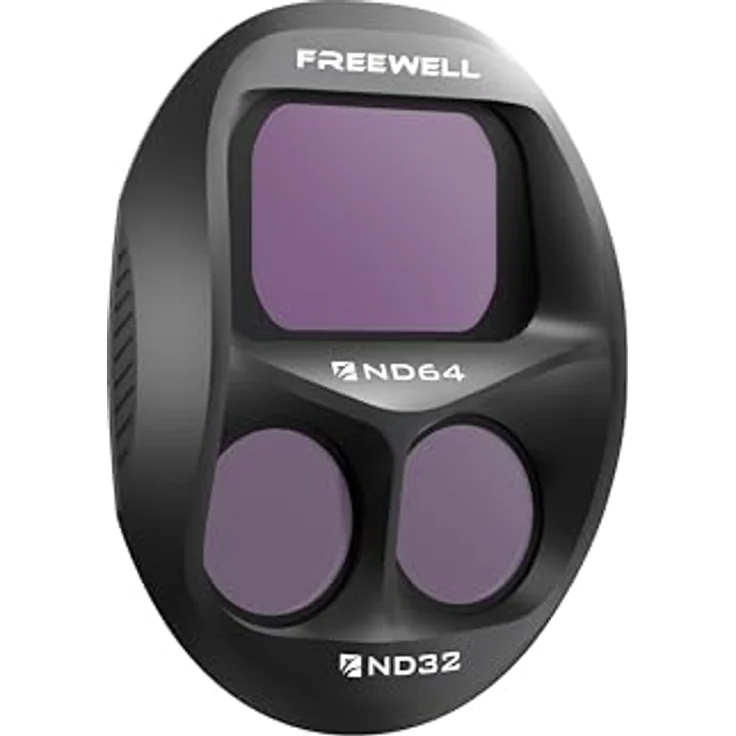 Freewell Mavic 4 Pro Split ND64/ND32 Filter, Gimbal-sichere Lichtkontrolle für professionelle Aufnahmen, Transparent – Bild 2