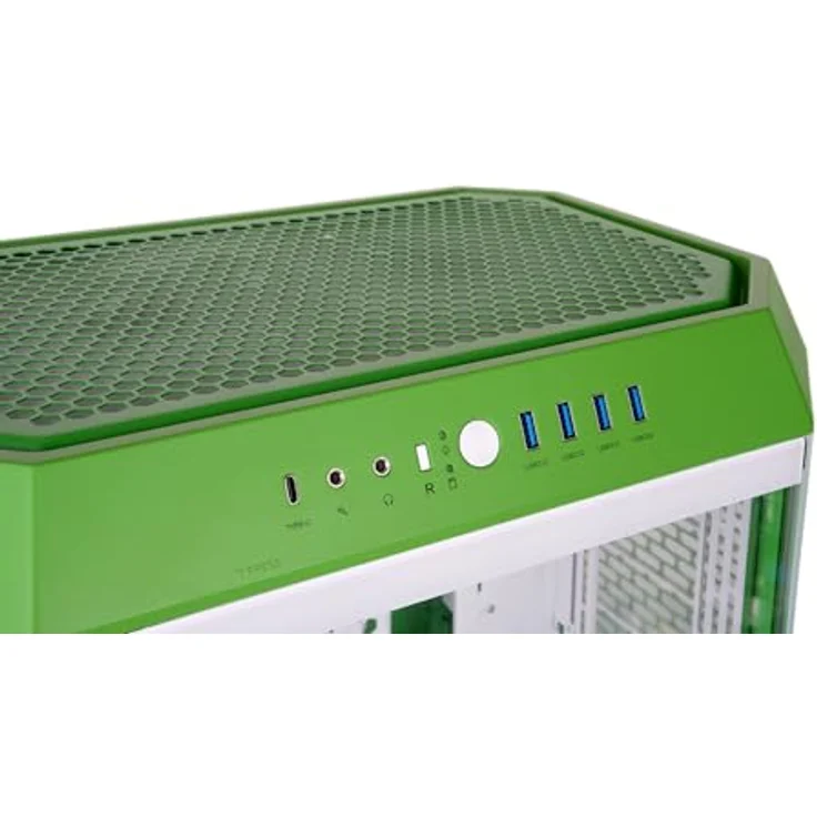 Thermaltake The Tower 600, Midi-Tower PC Gehäuse mit 3x Tempered Glass, geeignet für ATX/mATX/Mini-ITX, hellgrün – Bild 5