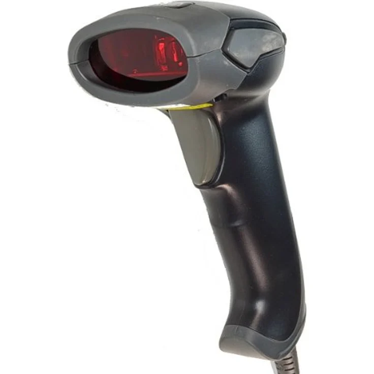 ALBASCA Laser-Barcode-Scanner MK-2500 USB mit hohem Leseabstand und Freihand-Ständer, LS-6010, Schwarz – Bild 3