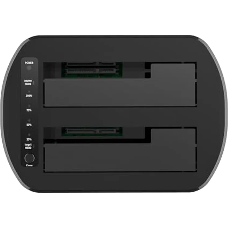 AISENS - Asds-D03B SATA 2.5/3.5 A USB 3.0/3.1 Gen1 Dockingstation, Klone, Schwarz - Modernes Design und einfache Installation – Bild 3