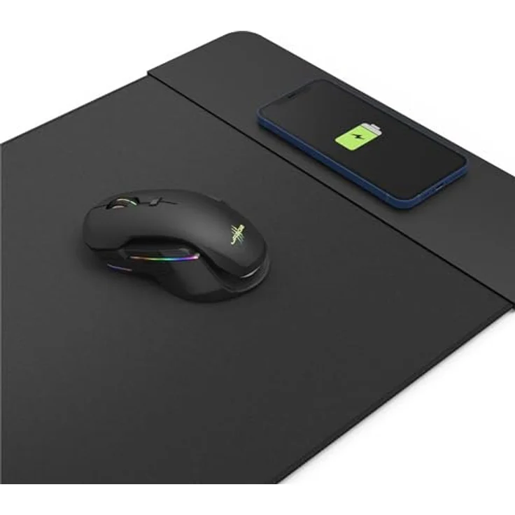 Hama Lethality 460 Power Schwarz Einfarbig Gummi Textil USB Anti-Rutsch-Basis Gaming-Mauspad (00186080) – Bild 2