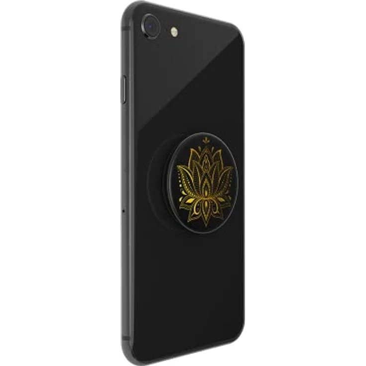 PopSockets PopGrip Golden Prana Black, Handy-Greifer für einhändige Nutzung und Anti-Drop-Funktion, kompatibel mit allen PopSockets Zubehörteilen – Bild 4