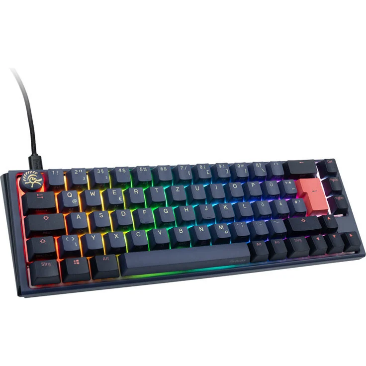 Ducky One 3 Cosmic Blue SF Gaming Tastatur, RGB LED - MX-Red – Bild 1