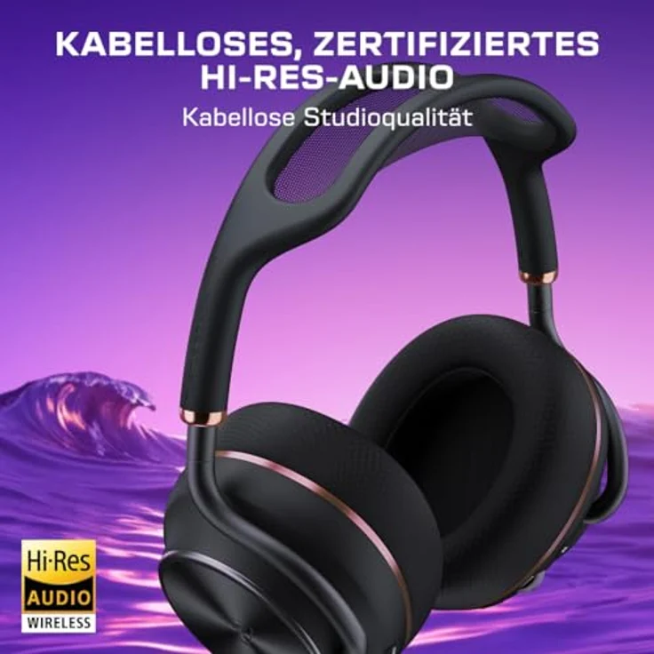 Turtle Beach Stealth Pro II Wireless Gaming-Headset, Hi-Res 24-bit Audio, Dolby Atmos, Geräuschunterdrückung, schwarz – Bild 2