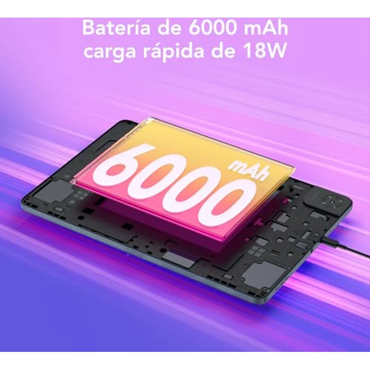 TCL Tablet Tab 10 Gen 4, 10,1 Zoll IPS-Display, 4 GB RAM + 128 GB Speicher, 6000 mAh Akku mit 18 W Schnellladung, IP54, schlankes Design – Bild 4