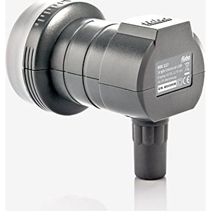 Fuba DEK 117 Single LNB - Single Universal LNB 1 Teilnehmer mit optimaler Mobilfunkabschirmung, mit Wetterschutztülle (digital, HDTV-tauglich, 4K-UHD-tauglich, 3D-tauglich) – Bild 2