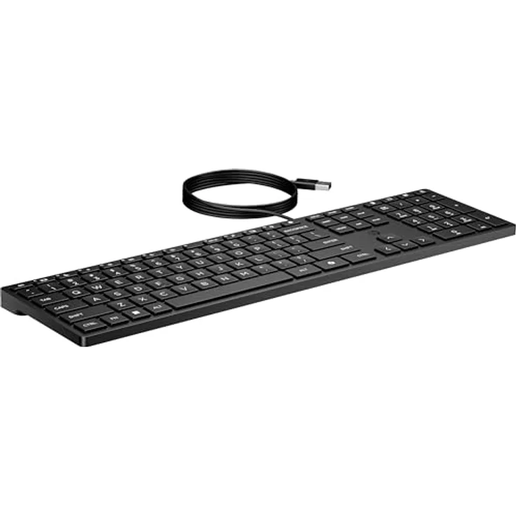 HP 320K-Tastatur für Desktop-PC, kabelgebunden, Deutsch Layout, USB-Schnittstelle – Bild 2