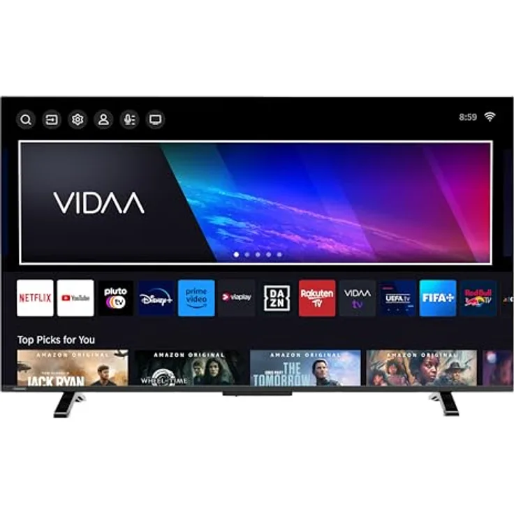 Toshiba 40LV2E63DAZ 40 Zoll Fernseher/VIDAA Smart TV (Full HD, HDR, Triple-Tuner, Bluetooth, Dolby Audio) [2024]