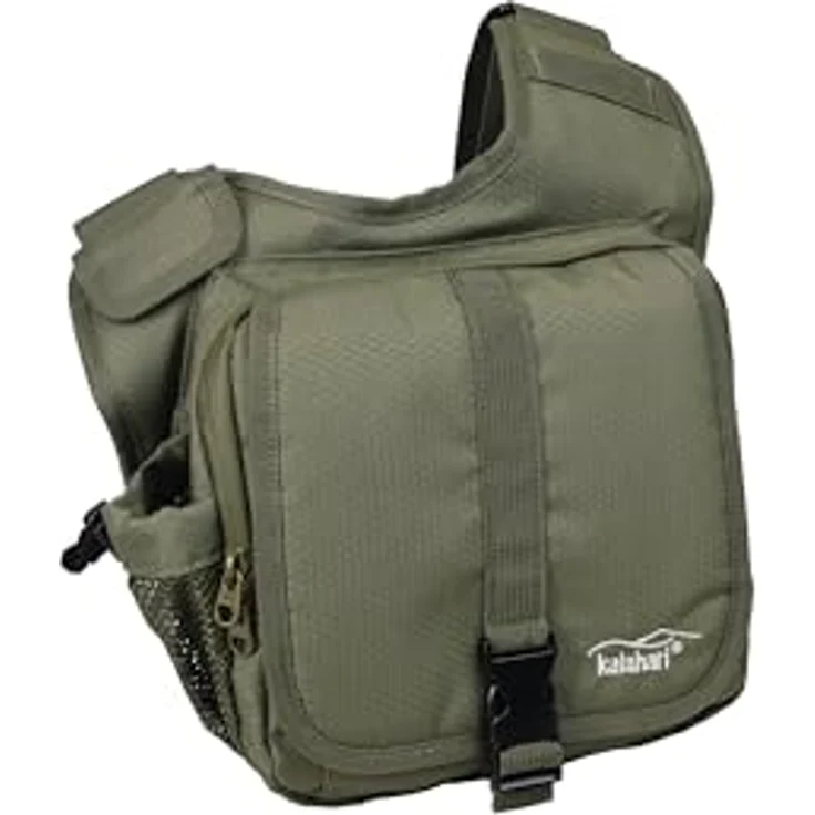 Kalahari Windhoek K-51, Fototasche olivgrün mit herausnehmbaren Fotoeinsatz und variabler Fächereinteilung – Bild 2