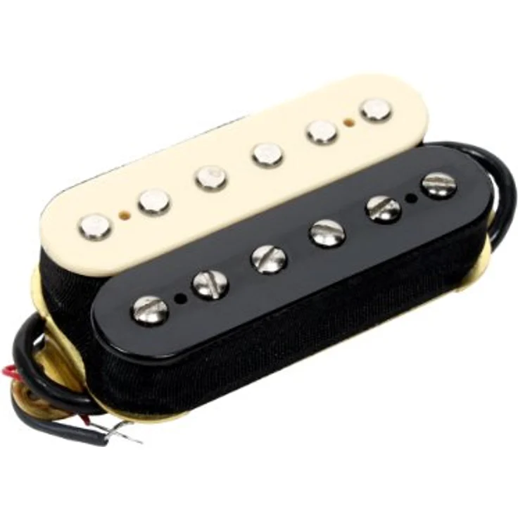 Evh Wolfgang Bridge Pickup, Tonabnehmer für Stegposition, handgefertigt, breiter Frequenzbereich, hoher Output, 4 conductor, Schwarz/Weiß – Bild 5