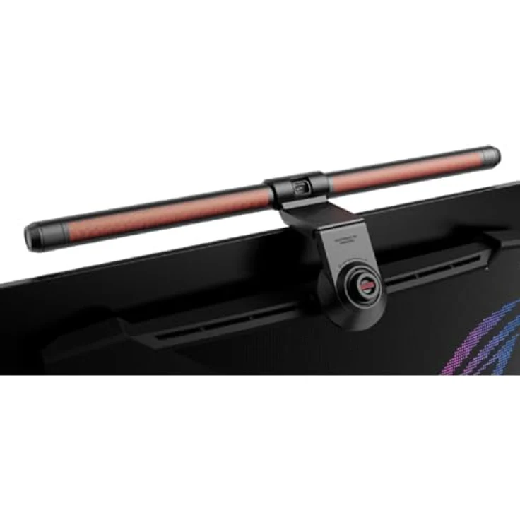 ASUS ROG Aura Monitor Light Bar ALB01, asymmetrische Lichtleiste mit drei Beleuchtungsmodi und patentierter Klemme, magentisch montierbar – Bild 5