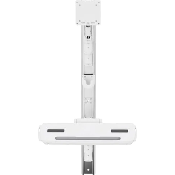 SpeaKa Professional Monitor-Wandhalterung SP-MM-961, Höhenverstellbar, schwenkbar und neigbar, Weiß, für Displays von 43,2 cm (17) - 124,5 cm (49), max. Tragkraft 20 kg – Bild 4
