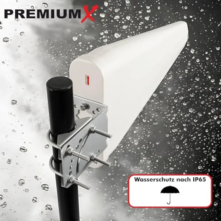 PremiumX LTE Antenne 3G 4G Mobiles Netzwerk Außenantenne Outdoor 10m Kabel Mobilfunkantenne mit 11±1 dBi Gewinn – Bild 3