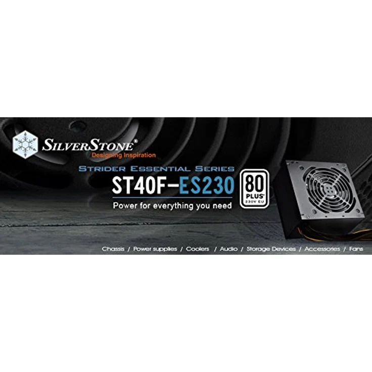 SilverStone SST-ST40F-ES230 - Strider Essential Serie, 400W 80 Plus 230V EU ATX flüsterleises PC-Netzteil mit 120 mm-Lüfter – Bild 19