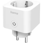 Hama WLAN Steckdose (wlan gesteuerte mit Matter Smart Home, universal, mit App und Sprachsteuerung, als Zeitschaltuhr, Funksteckdose, 3680 W)