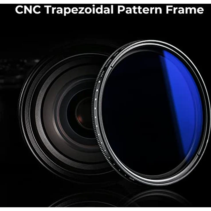 K&F Concept K-Serie 82mm ND Filter Slim Variabler Graufilter ND2-400 (1-9 Stop) Neutral Graufilter – Bild 5
