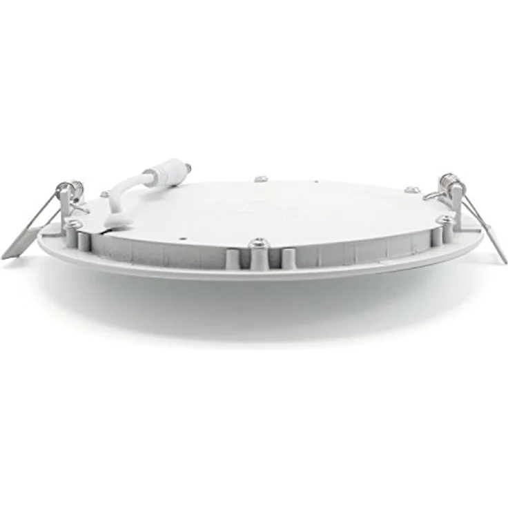 ENERGMiX LED Panel ultra slim Deckenleuchte Einbaustrahler Einbau Leuchte rund neutralweiß 12 Watt mit Trafo – Bild 4