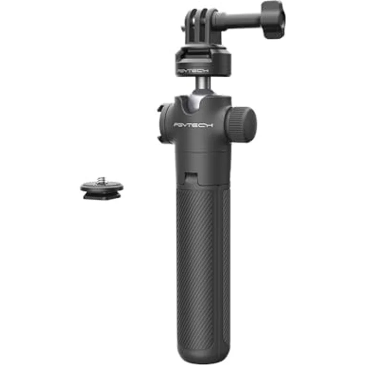 PGYTECH CapLock Action Kamera Extension Pole Tripod, 2-in-1 Stativ und Selfie-Stick mit magnetischen Stativbeinen, ausziehbar von 18 bis 47 cm, kompakt und leicht – Bild 1