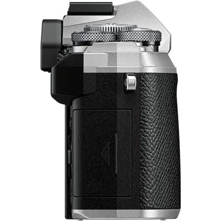 OM SYSTEM OM-5 Micro Four Thirds Systemkamera Inkl. M.Zuiko Digital 14-150mm F4-5.6 II Objektiv, 20 MP Live MOS-Sensor, Optimierte 5-Achsen-Bildstabilisierung, IP53, Silber/Schwarz – Bild 4