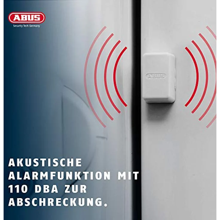 ABUS Funk-Fensterantrieb HomeTec Pro FCA3000 automatisches Schloss für Terrassentür - Abschließen mit Fernbedienung oder Codeeingabe - einfache Montage - mit Alarm - weiß - 79809 – Bild 6