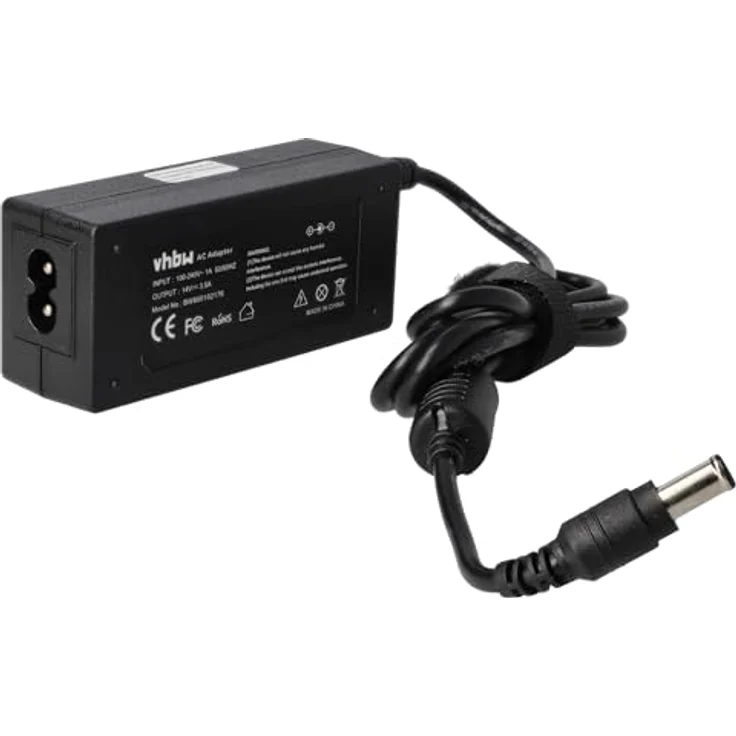vhbw Netzteil für Samsung SyncMaster EVI-D70P, SM152B, EVI-D70, PC-Netzteil, 50 W, schwarz, Euro-Stecker, präzise Passform – Bild 1