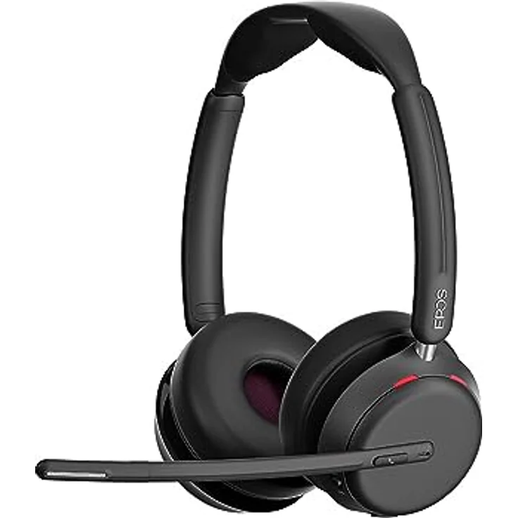 EPOS Impact 1060T ANC, Beidseitiges Bluetooth-Headset Adaptive Hybrid Active Noise Cancellation (ANC), MS Teams Zerti – Bild 1