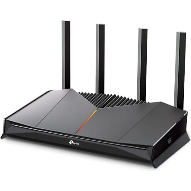 TP-Link BE3600 Wi-Fi 7 Gaming Router, Dual-Band, 3570 Mbit/s, 2x 2,5 Gigabit Ethernet-Ports, schwarz – Bild 2