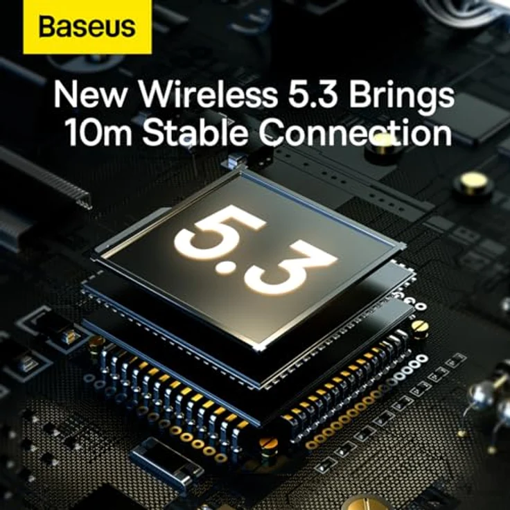 Baseus Encok headphone D02 Pro Black (NC, 40 h, Kabellos), Schwarz – Bild 9