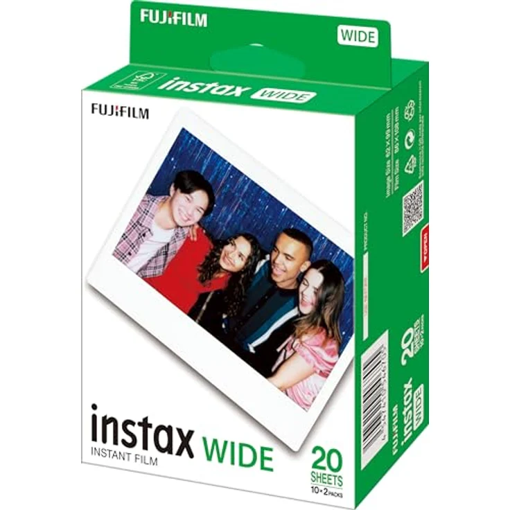 FUJIFILM Instax WIDE Film, Sofortbildfilm für Instax Kameras, Doppelpack 20 Bilder mit weißen Rahmen – Bild 2