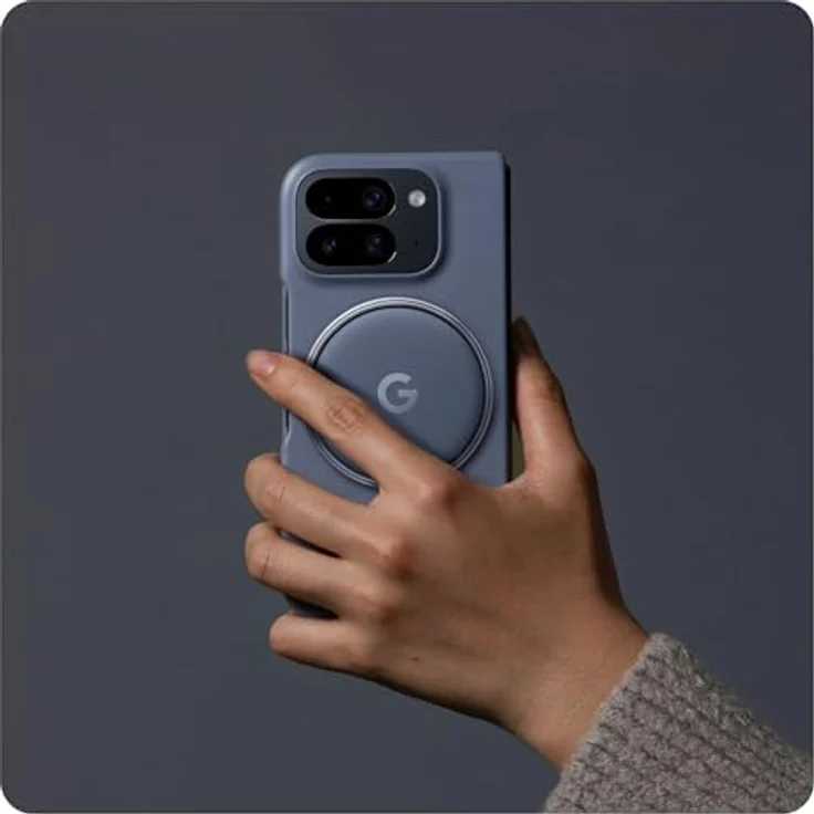 Google Pixelsnap Ring Stand, Smartphone Halterung für Pixel 10, grau mit magnetischem Design und verstellbarem Blickwinkel – Bild 4