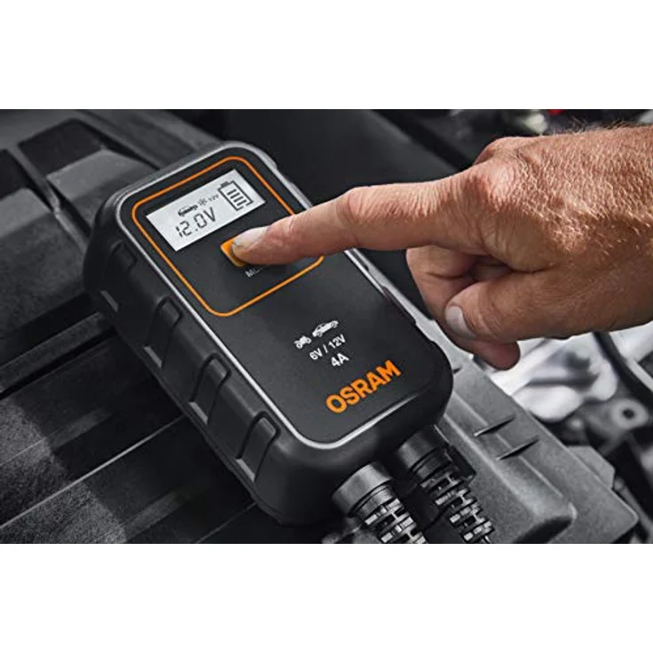 OSRAM OEBCS904 Automatikladegerät, 6V/12V, 4A, intelligenter Lade- und Wartungsmodus, Digitalanzeige, Sicherheitsfunktionen – Bild 11