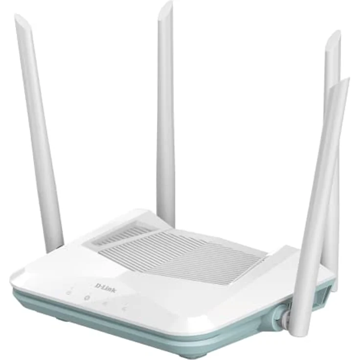 D-Link R15 Smart AX1500, WLAN-Router mit Wi-Fi 6, 1xWAN, 3xLAN, weiss, bis zu 128 Geräte, KI-optimierte Netzwerkleistung, WPA3-Sicherheit – Bild 2