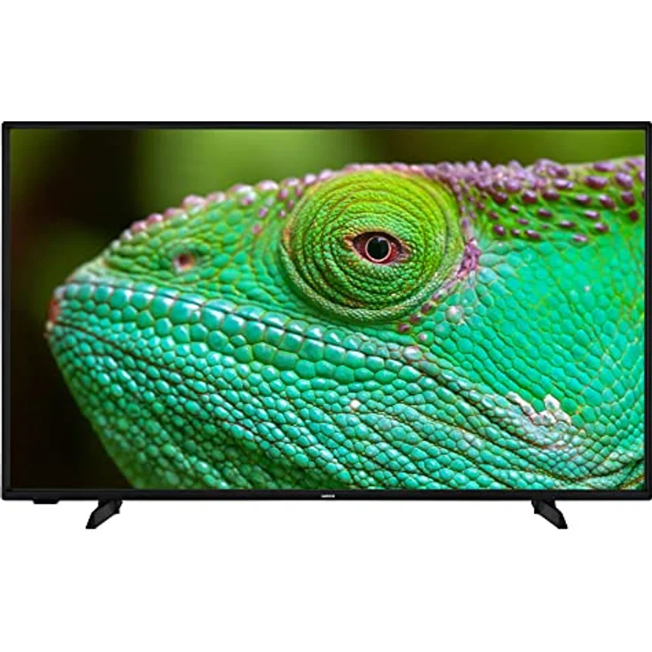 Lenco LED-4353 Fernseher - 43 Zoll Smart TV - Ultra HD - HDR - Stereo Lautsprecher - Triple Tuner - HDMI x3 - WLAN - Ethernet - VGA - Android TV - Bluetooth - schwarz – Bild 2
