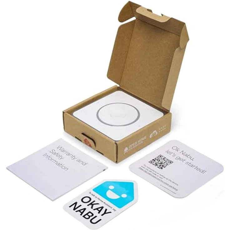 Nabu Casa Home Assistant Voice Preview, Smart Home Hub mit lokalem Sprachsteuerungssystem, Mikrofon-Array und integriertem Lautsprecher – Bild 4