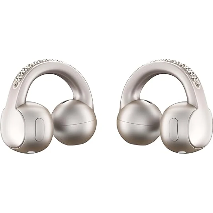 Motorola Moto Buds Loop - Kabellose Kopfhörer mit ANC, 8 Stunden Akkulaufzeit, in Bronze mit Swarovski-Kristallen – Bild 7
