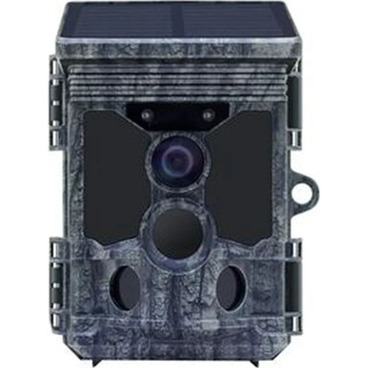 Stealth Gear Fox Solar 4K Wifi Wildcamera, Überwachungskamera mit Solarenergie und WLAN-Funktion